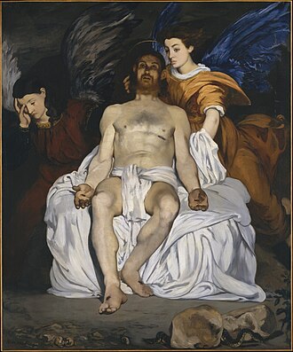 Le Christ mort et les anges