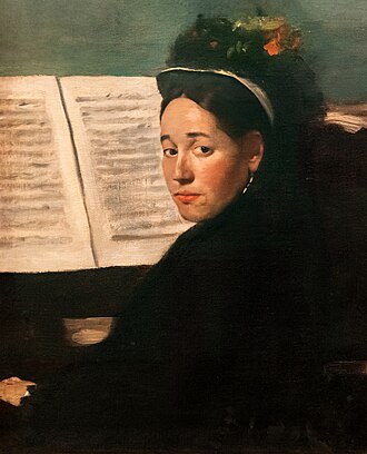 Mademoiselle Dihau au piano