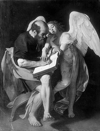 Der Evangelist Matthäus mit dem Engel