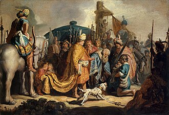 David with the Head of Goliath before Saul