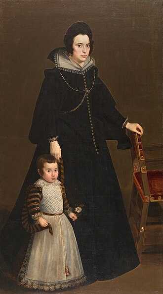 Doña Antonia de Ipeñarrieta y Galdós y su hijo don Luis