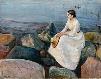 Inger am Strand