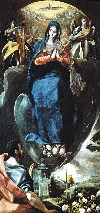 The Immaculate Conception with Saint John the Evangelist