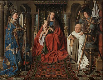 Madonna des Kanonikus Georg van der Paele mit hll. Donatian, Georg und Stifter Paele