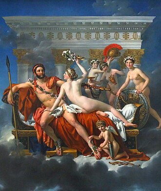 Marte desarmado por Venus y las Gracias