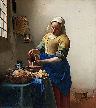 Cô hầu rót sữa