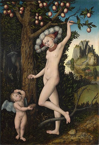 Venus mit Amor als Honigdieb