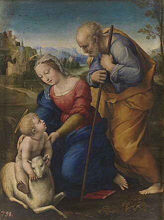 La Sainte Famille à l'agneau