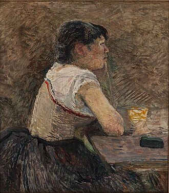 At Grenelle, Absinthe Drinker