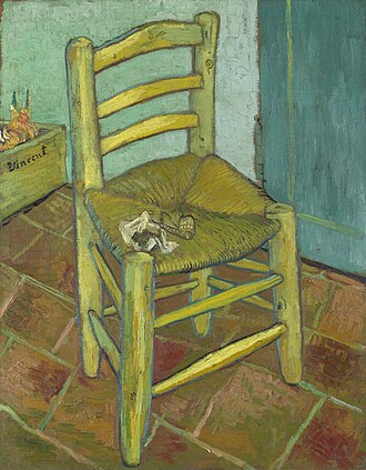 Ghế của Van Gogh với ống điếu