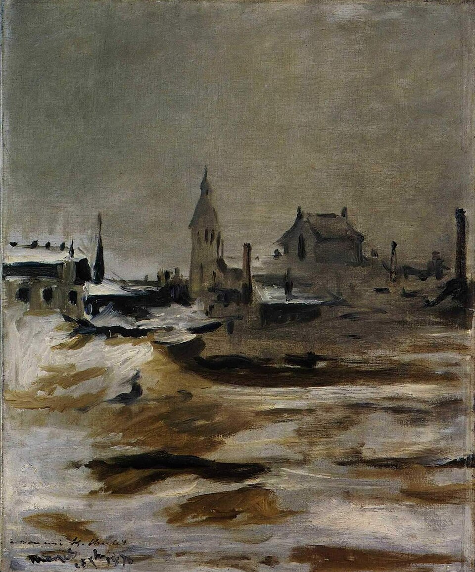 Effect of Snow on Petit-Montrouge - Édouard Manet