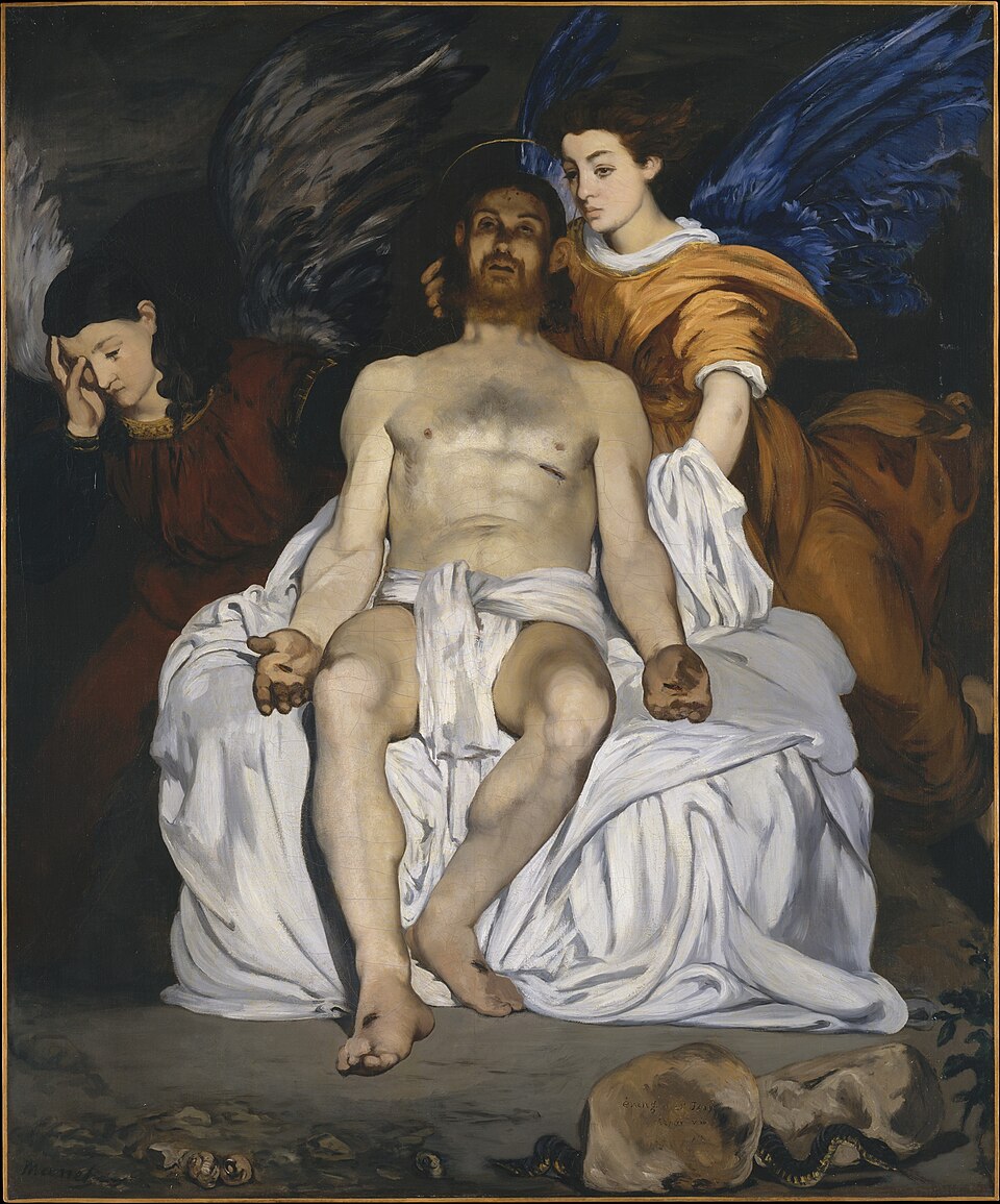 The Dead Christ with Angels - Édouard Manet