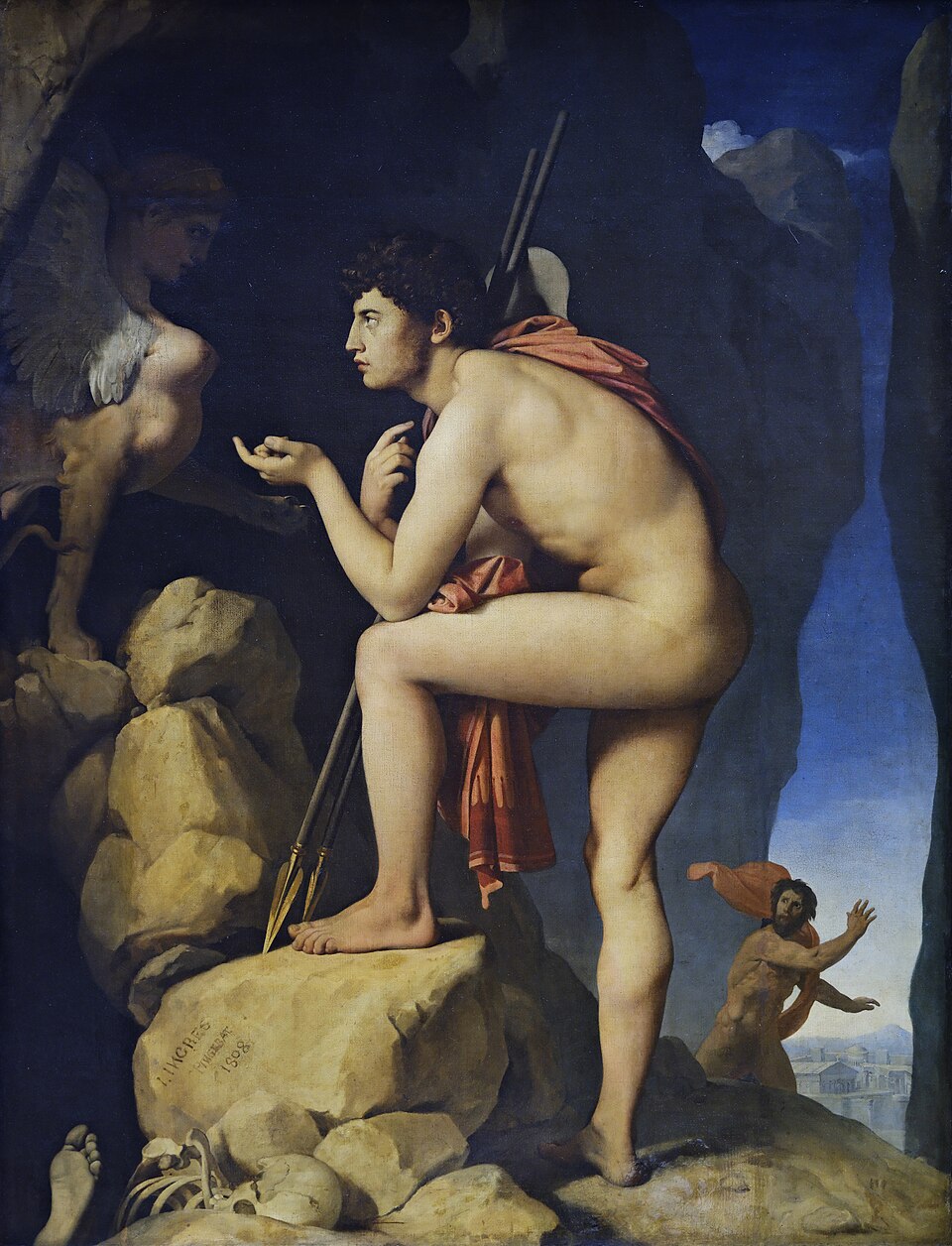 Oedipus and the Sphinx - Jean-Auguste-Dominique Ingres