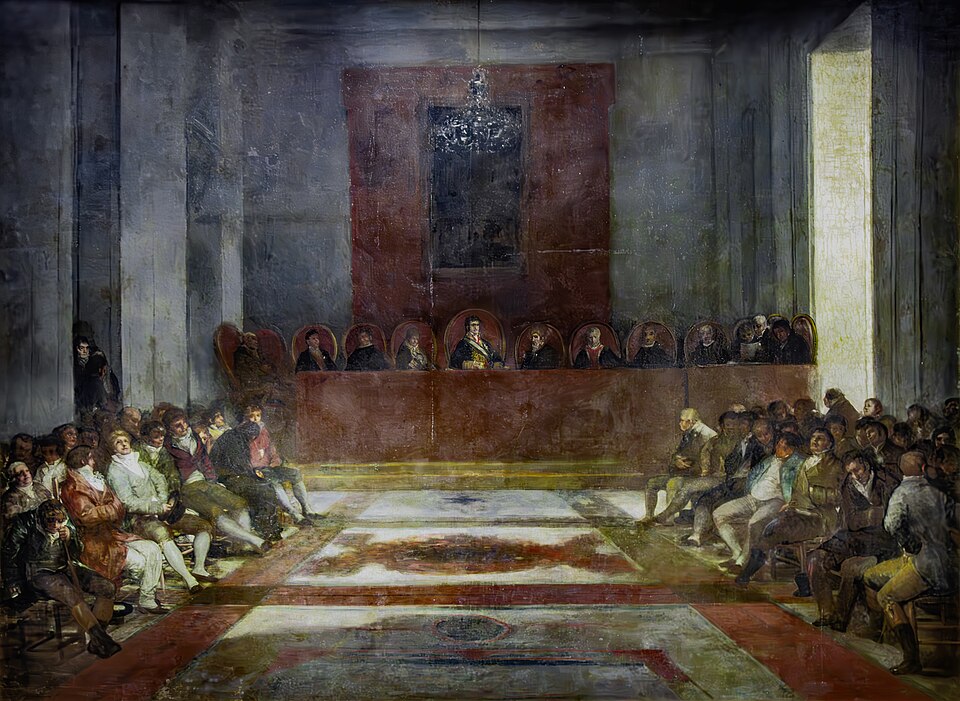 王立フィリピン会社の総会 - Francisco Goya
