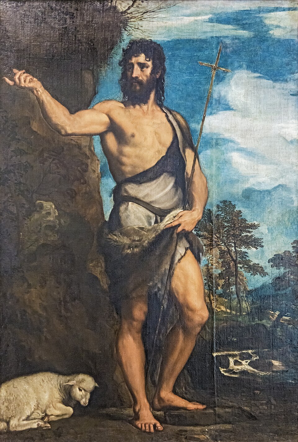 Saint Jean-Baptiste au désert - Titien