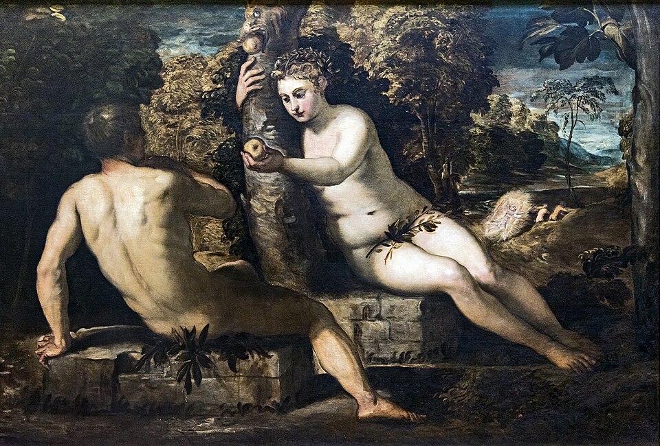 Temptation of Adam - Tintoretto