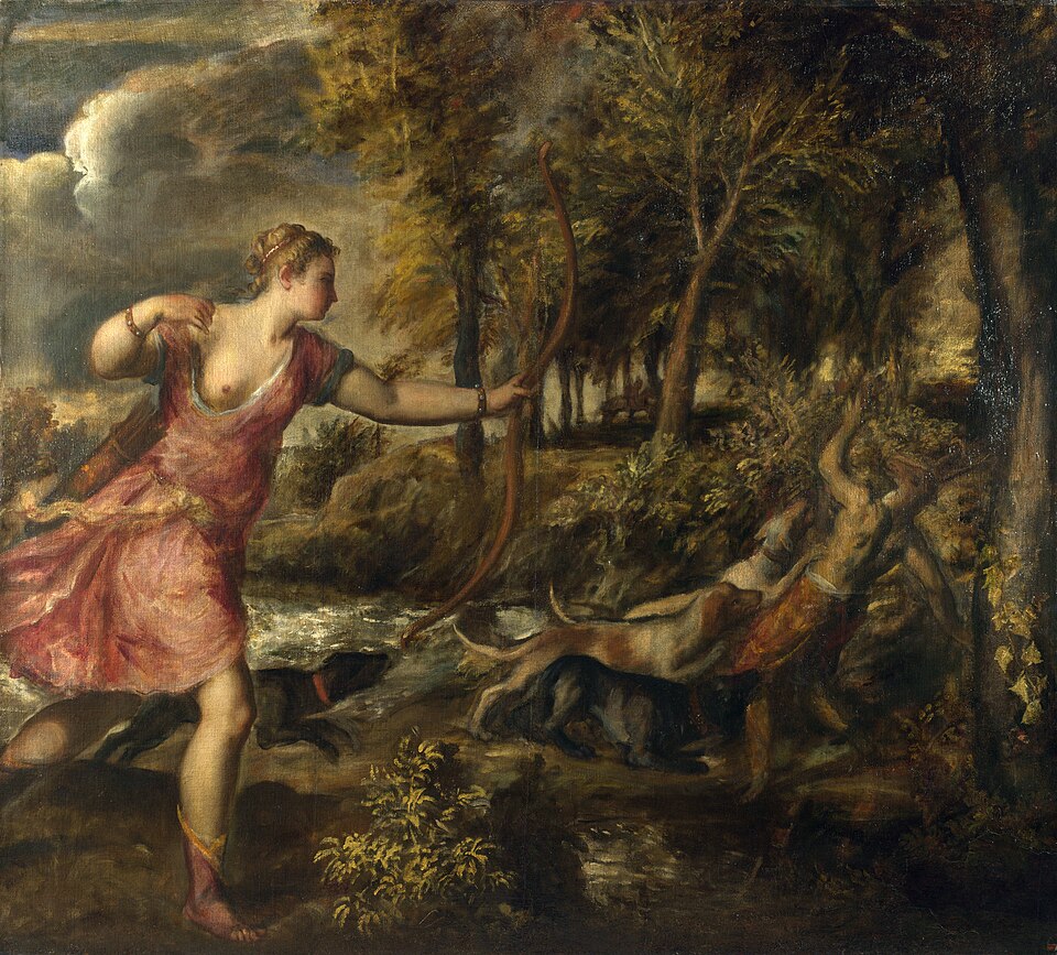 The Death of Actaeon - Tiziano