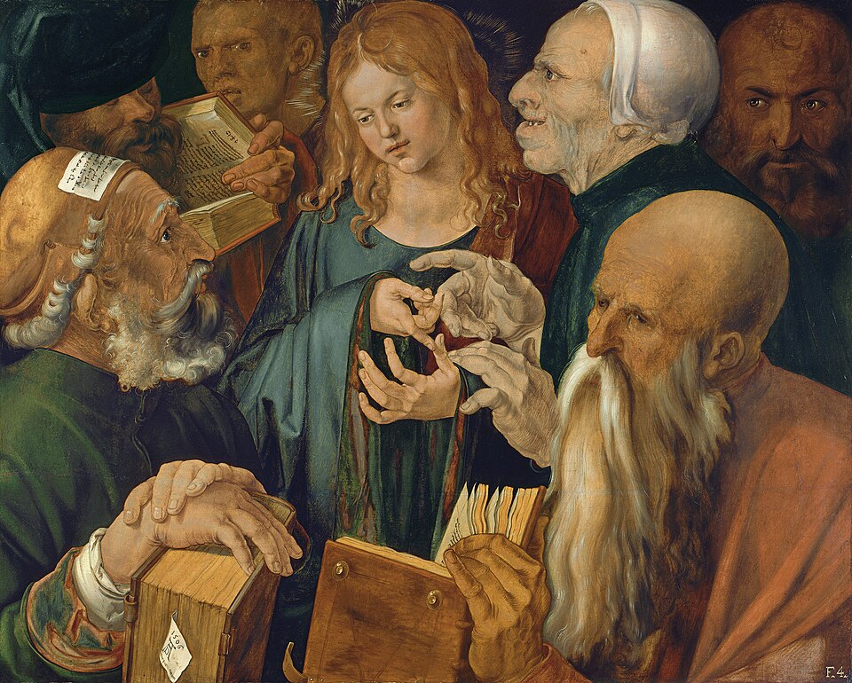 Christ Among the Doctors - Albrecht Dürer
