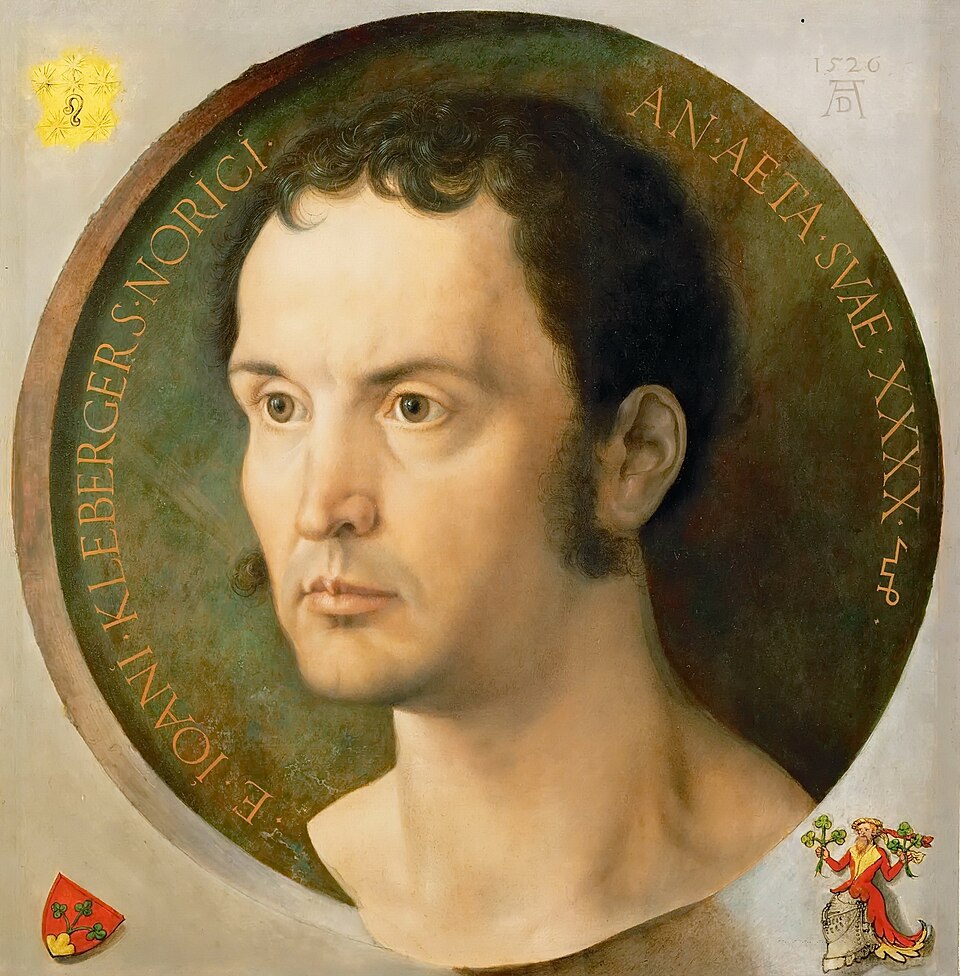 Retrato de Johann Kleberger - Alberto Durero