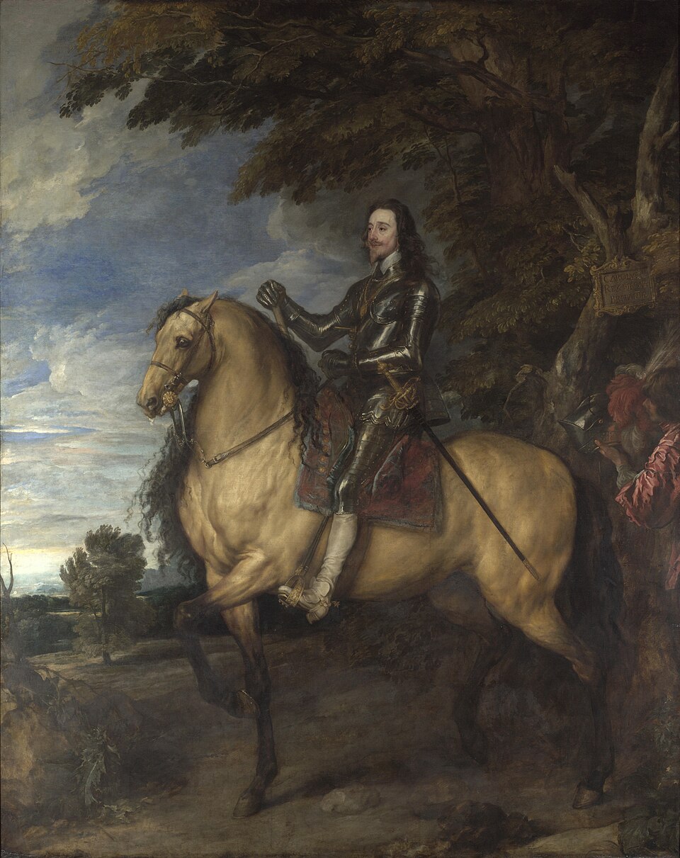 Equestrian Portrait of Charles I - Antoon van Dyck