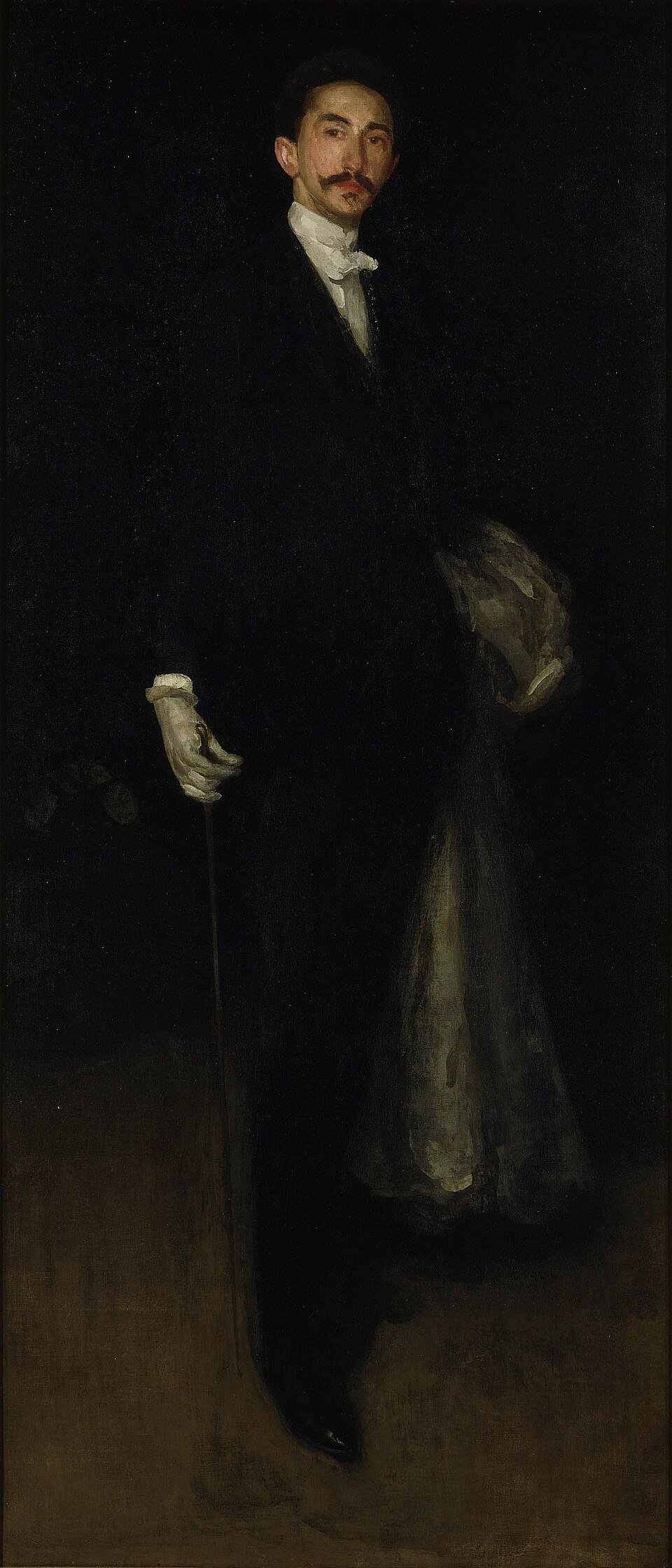 Arrangement in Black and Gold: Comte Robert de Montesquiou-Fezensac - James McNeill Whistler