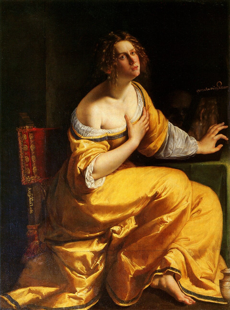 Conversion of the Magdalene - Artemisia Gentileschi