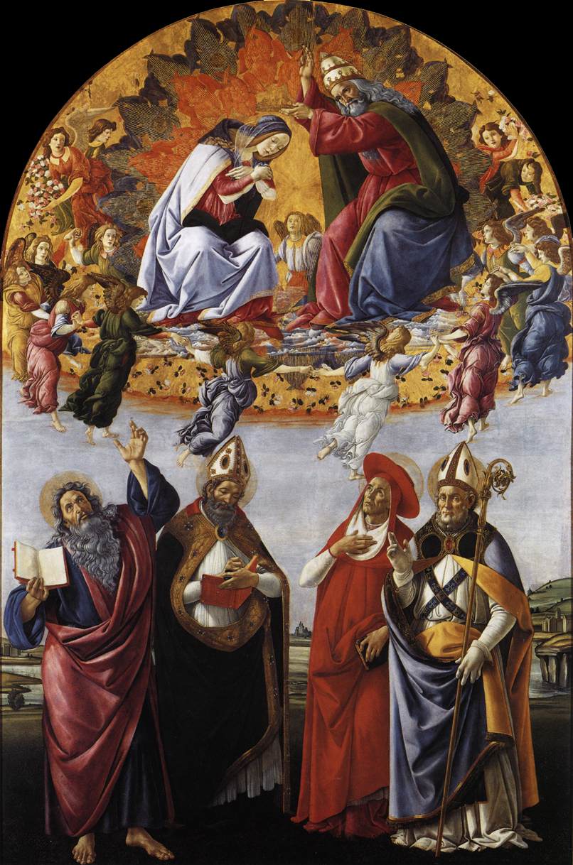 Krönung der Jungfrau - Sandro Botticelli