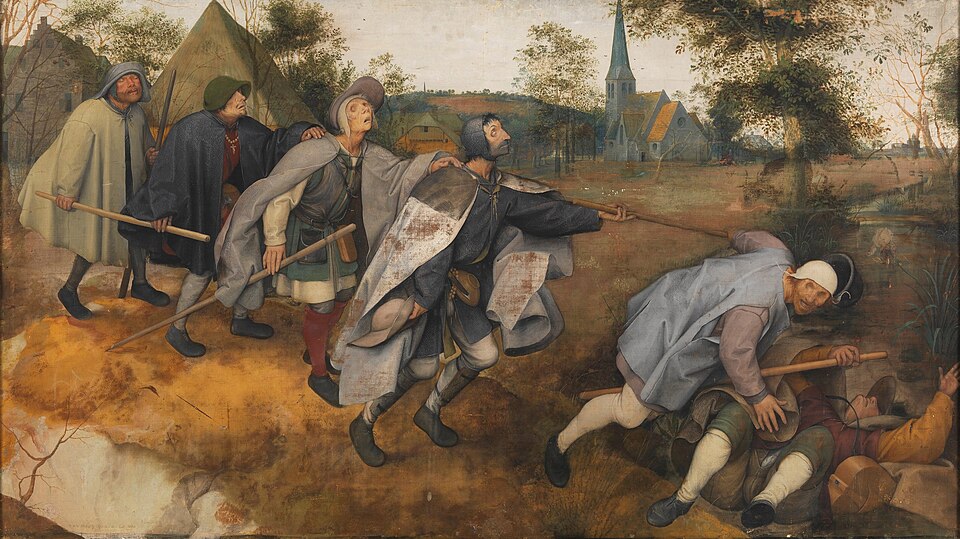 Der Blindensturz - Pieter Bruegel the Elder