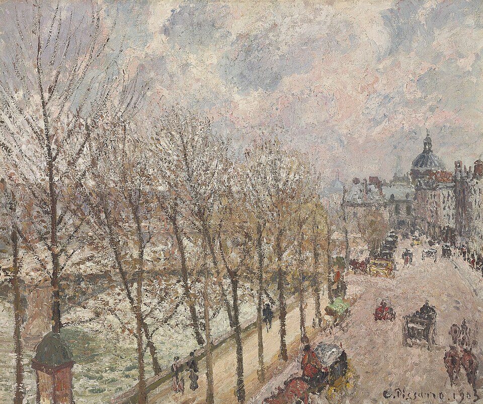 The Quai Malaquais and the Institute - Camille Pissarro