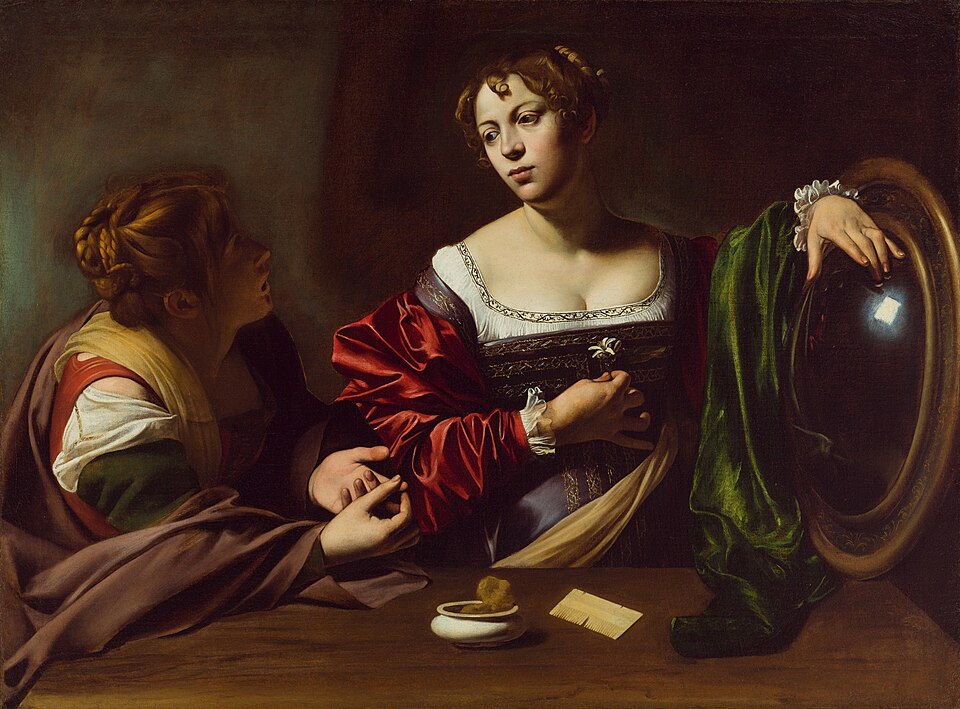 Martha tadelt Magdalena - Caravaggio