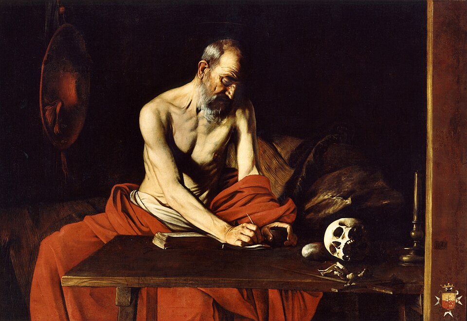 Saint Jérôme écrivant - Caravaggio