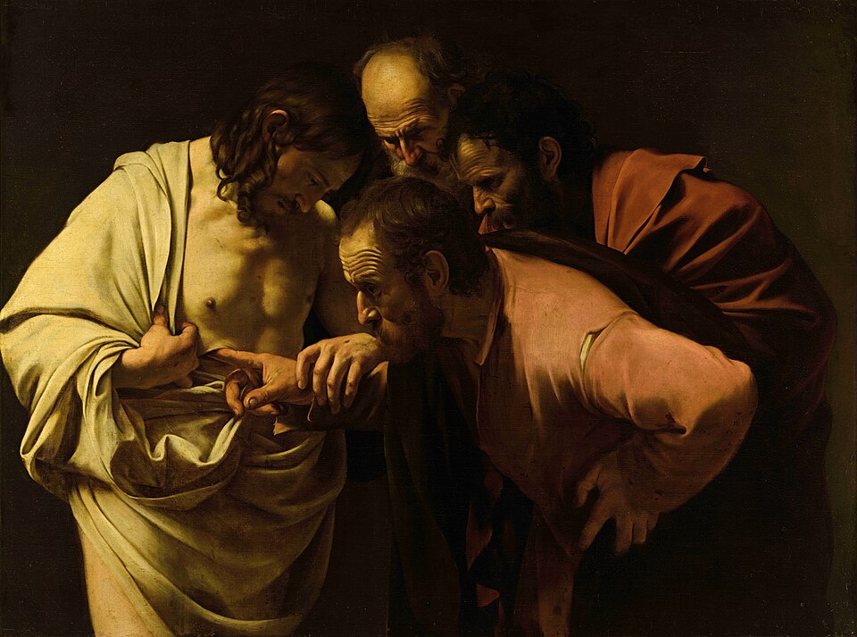 L'Incrédulité de saint Thomas - Caravaggio