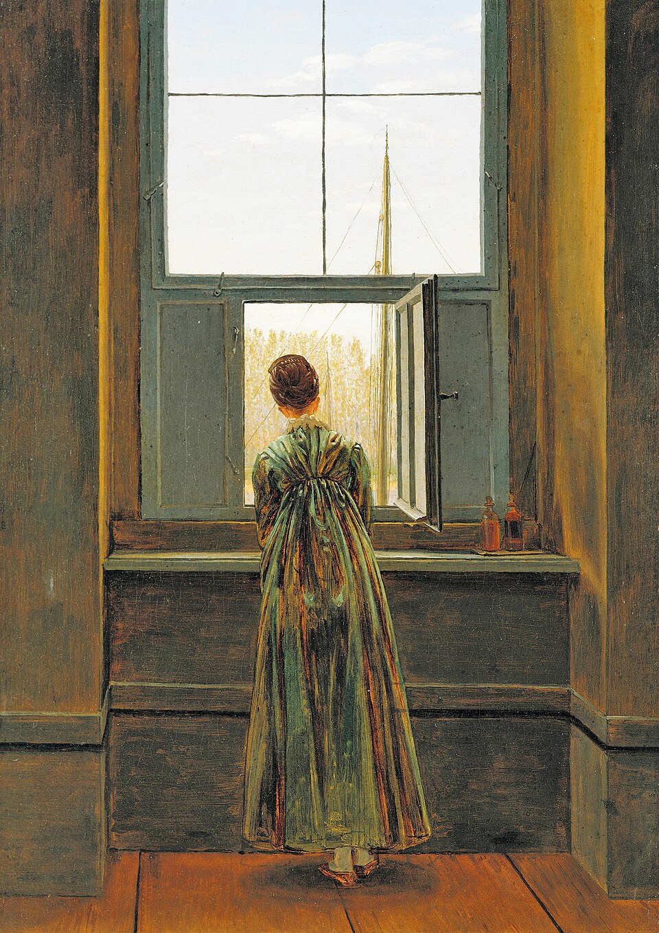 Woman at a Window - Caspar David Friedrich