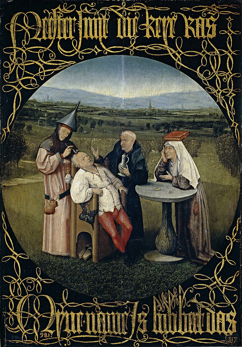 Cutting the Stone - Hieronymus Bosch