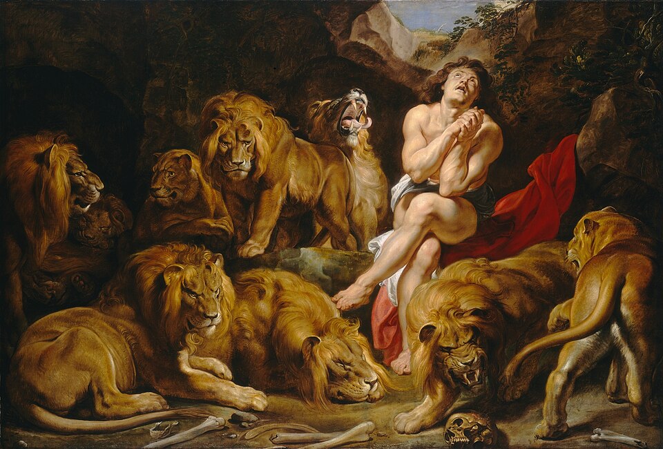 Daniel in the Lions' Den - Peter Paul Rubens