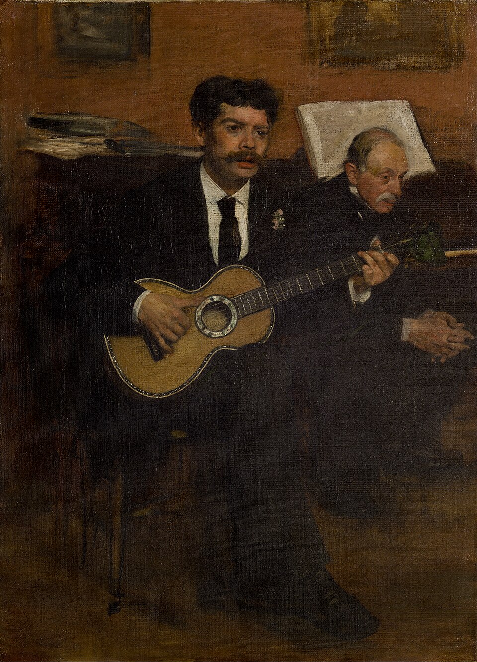 Lorenzo Pagans et Auguste de Gas - Edgar Degas
