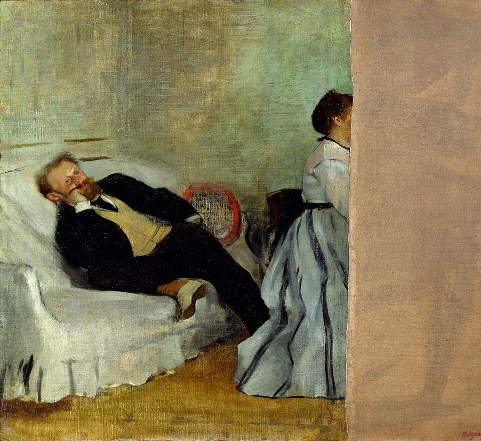 Édouard Manet y su mujer - Edgar Degas
