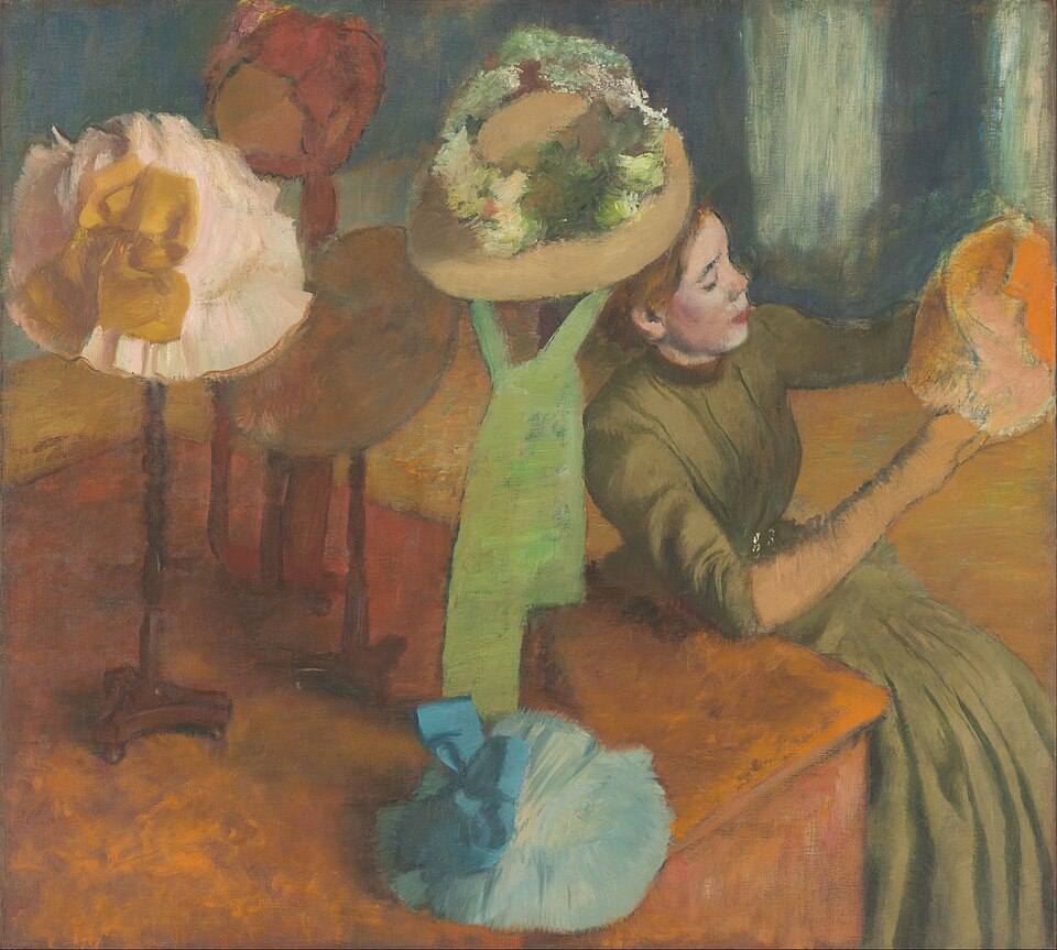 The Millinery Shop by Edgar Degas - Edgar Degas