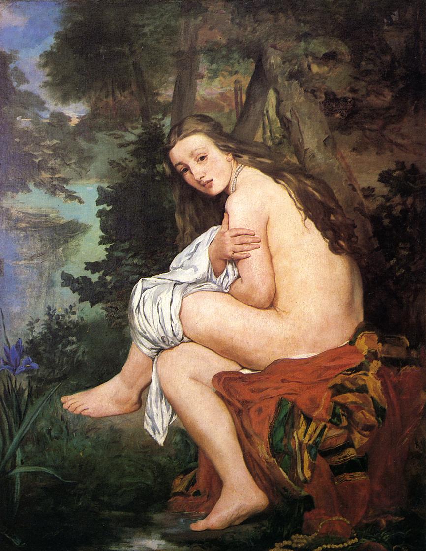 La ninfa sorprendida - Édouard Manet