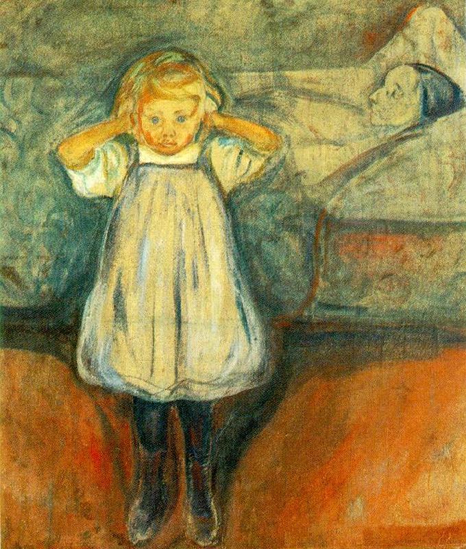 Cái chết và đứa trẻ - Edvard Munch