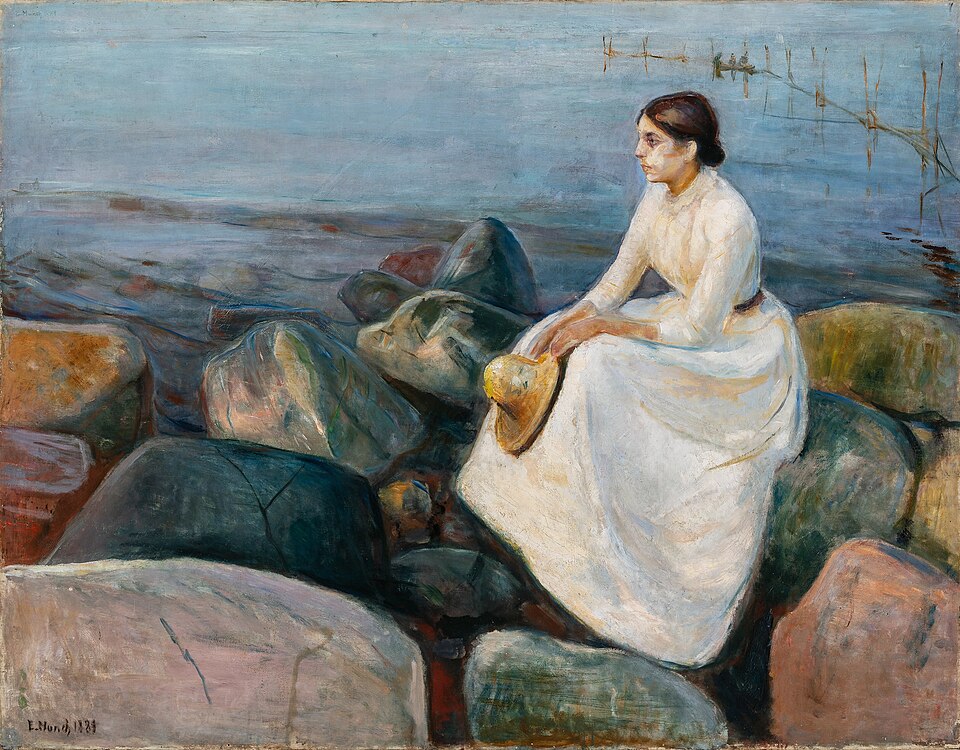 Inger sur la plage - Edvard Munch