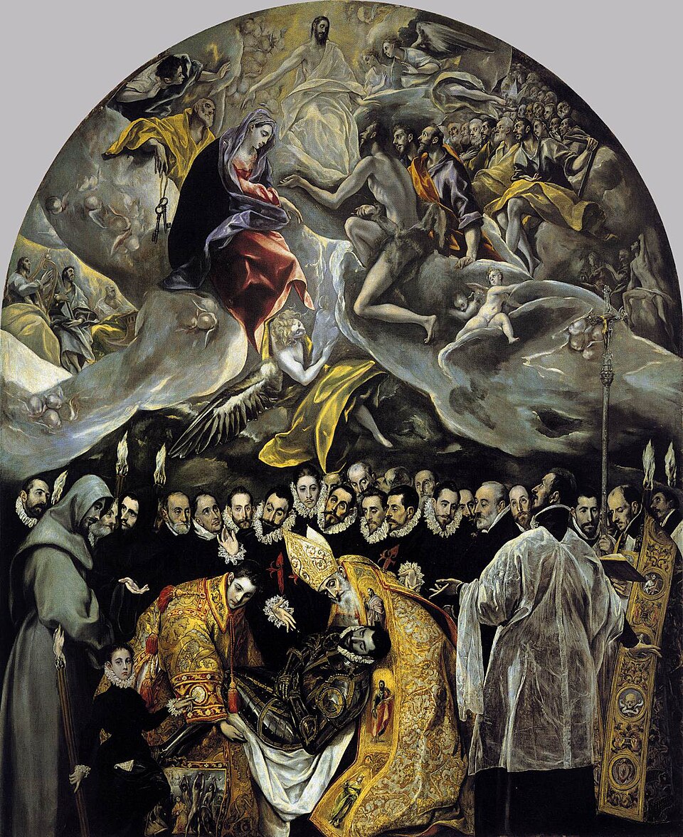 El entierro del Conde de Orgaz - El Greco