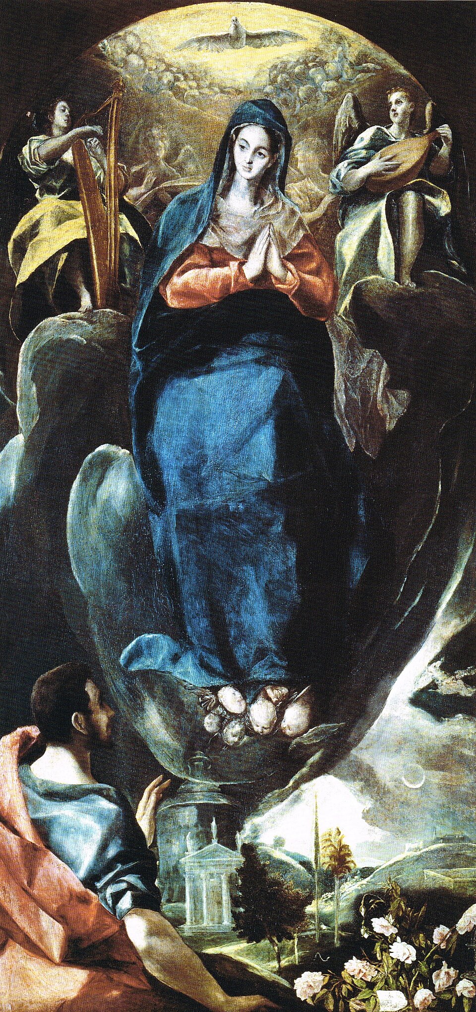 The Immaculate Conception with Saint John the Evangelist - El Greco