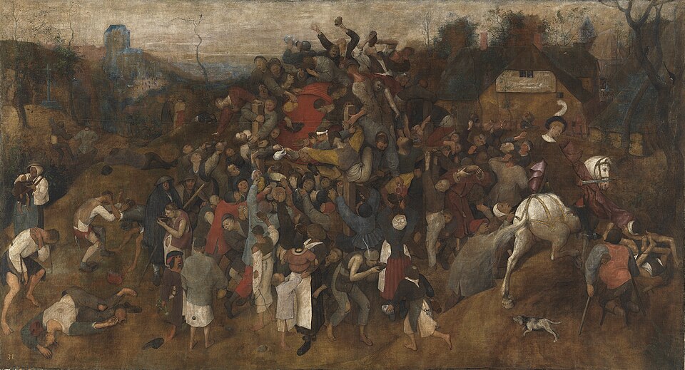 Der Wein zum Fest des heiligen Martin - Pieter Bruegel the Elder