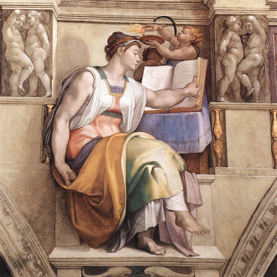 Erythraean Sibyl - Michelangelo