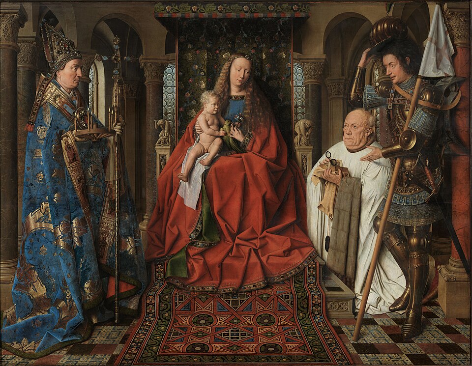 Madonna with Canon Joris van der Paele - Jan van Eyck