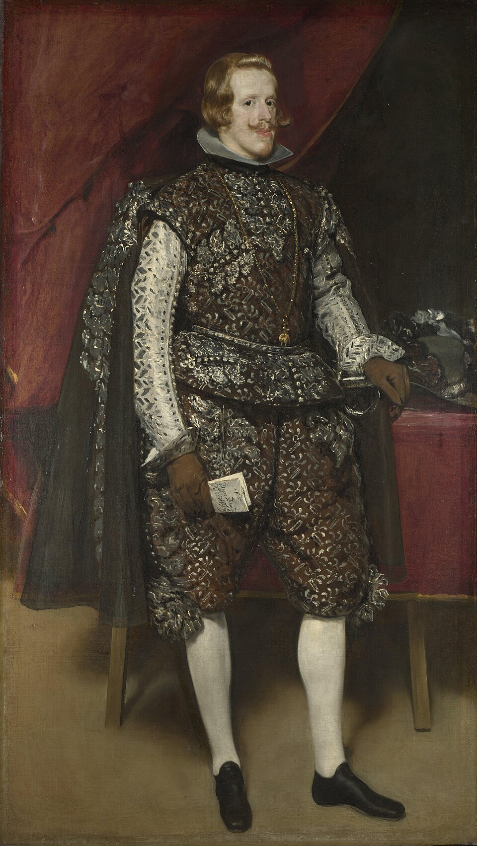 Philip IV in Brown and Silver - Diego Velázquez