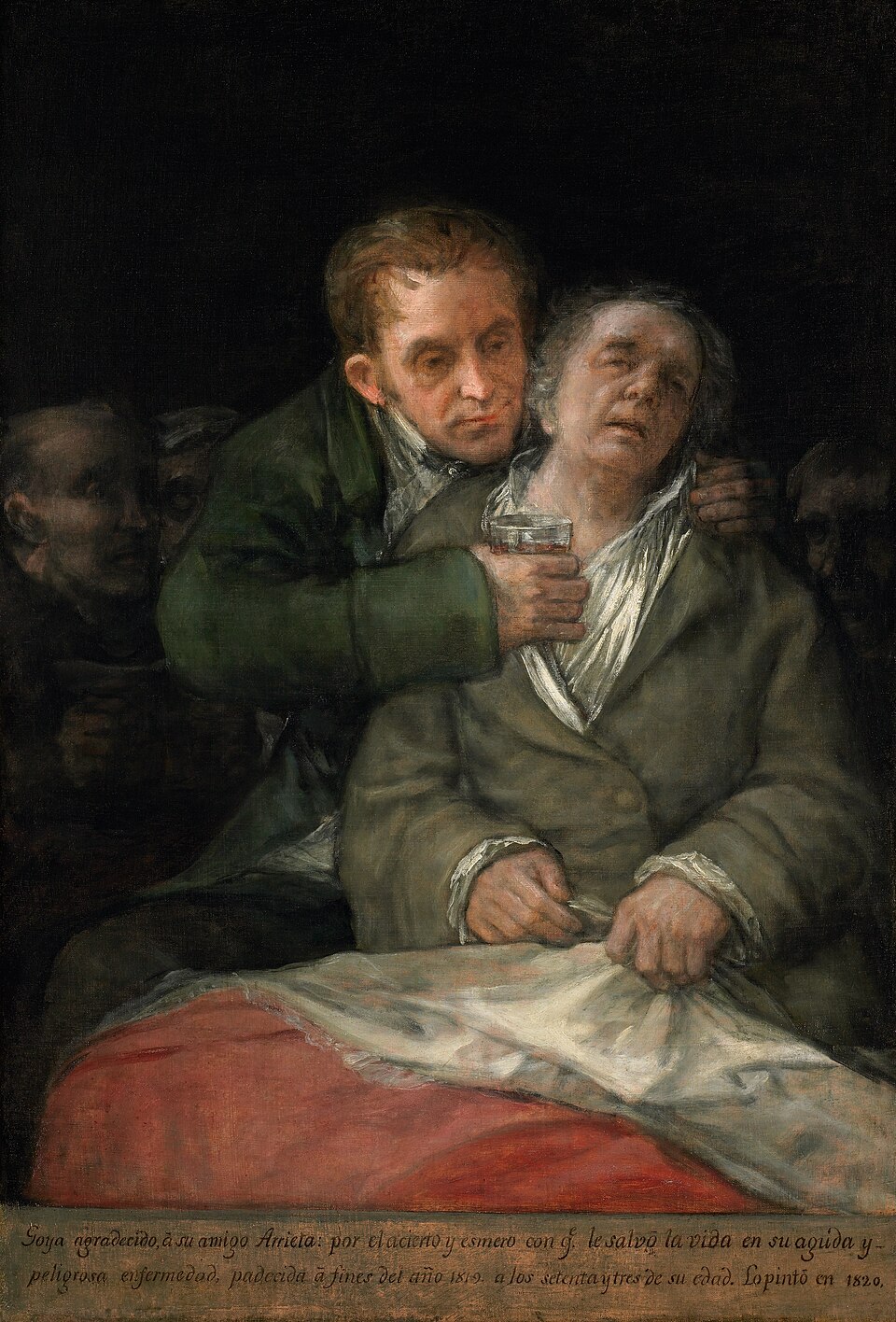 Goya et son médecin - Francisco Goya
