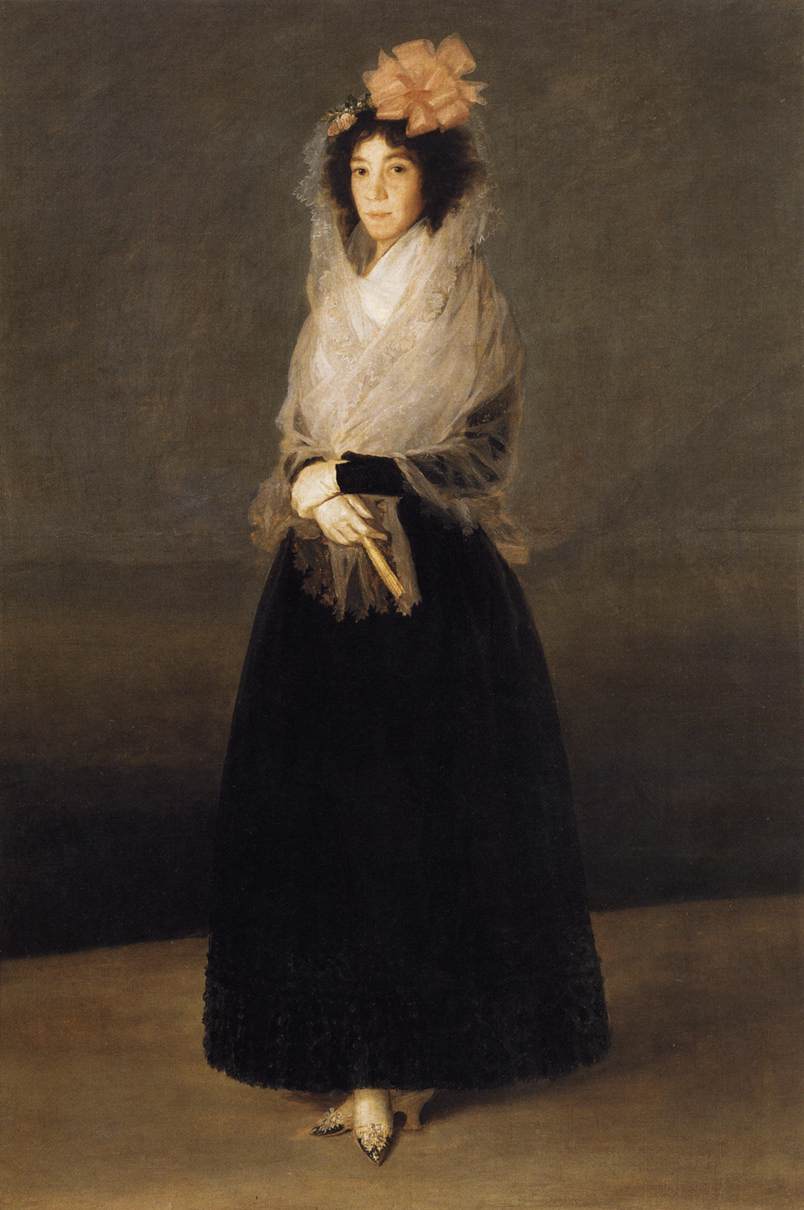 デル・カルピオ伯爵夫人、ラ・ソラナ侯爵夫人の肖像 - Francisco Goya