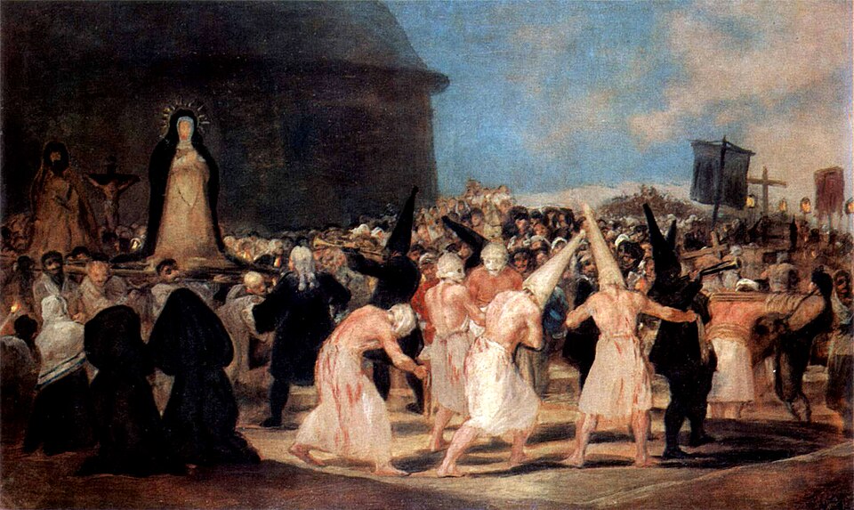 Procession de flagellants - Francisco Goya